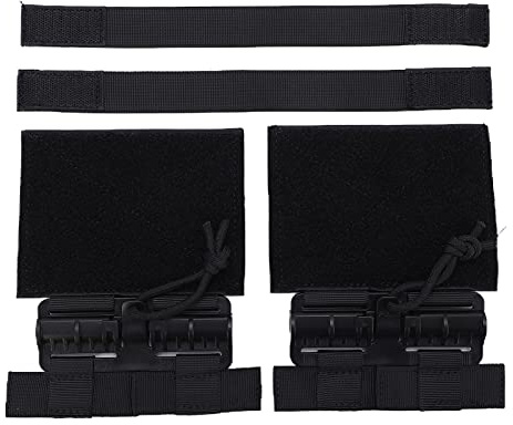 2 Stück Plattenträger Kummerbund, Rucksack Zusatztaschen Plattenträger Schnellverschluss Weste Schnellverschluss, Schnellverschluss Set Zubehör für Taktischen Rucksack Riemenschnallen