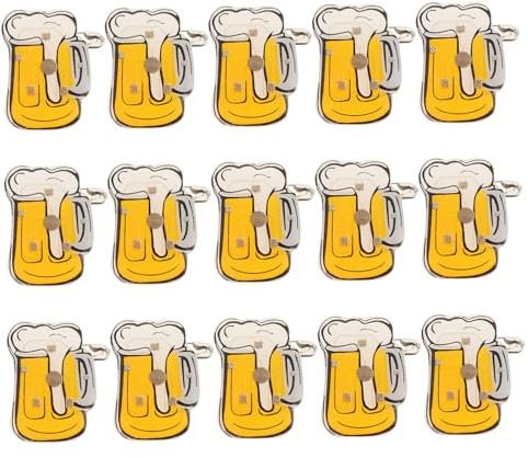 Hohopeti Broches Lumineuses Chope De Bière 15 Pièces En Matériau Solide Pour Femmes Décoration Fête Oktoberfest Présent Original