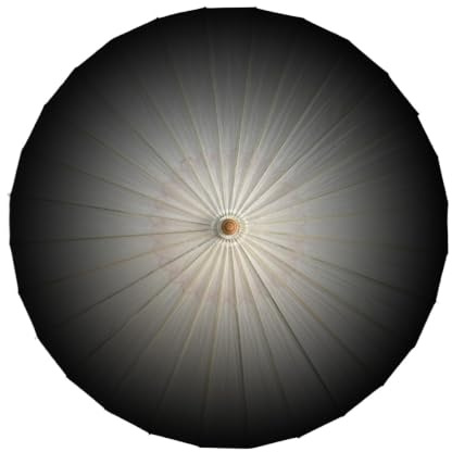 Treer Parasol Hecho a Mano Chino,Color Sólido (Negro,84cm)