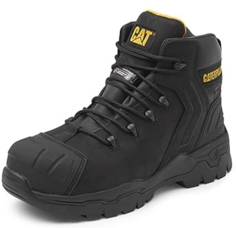 Caterpillar CAT Mens Everett S3 Wr Ci H Industrial Boot, Black, 6 UK
