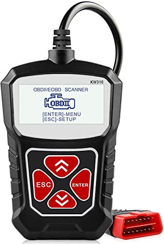 LEIDIMUS OBD2 Dispositivo de diagnóstico escáner de automoción para diagnóstico de automóviles, sistema de detección O2, lector de código OBD, herramientas de escaneado, A