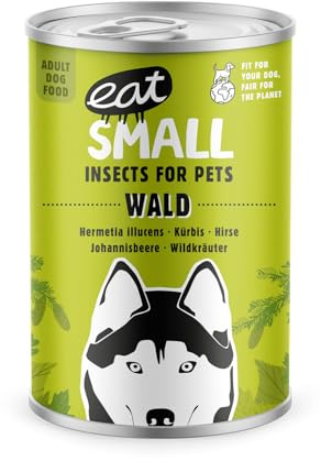 eat SMALL Wald I Insekten Nassfutter 12x400g I Hypoallergen I Getreidefrei I Verdauung I Magenschonend