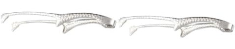 CONGARTENO 2pcs Stainless Steel BBQ Tongs for Cooking Japanese Style Food Tong Long Handles Non-Slip Steak Clamp for Outdoor Grilling