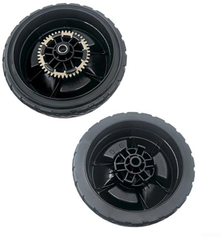 Hasaller Ruote per tosaerba con ruote da 20,3 cm e kit di trasmissione 42710-VR8-N00ZA 44710-VR8-N00ZA per modelli Honda HRN216 serie VKA VLA VYA (2 pezzi anteriori e posteriori)