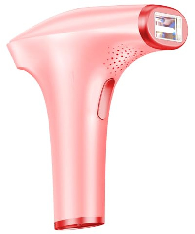 Haarlosy IPL Laser Hair Removal Device for Women and Men with 3-in-1 and Salon Quality Result at Home, Lazer Hair Remover for Long Lasting Reduction for Upper Lip Bikini Line Body, 9 Level, Red