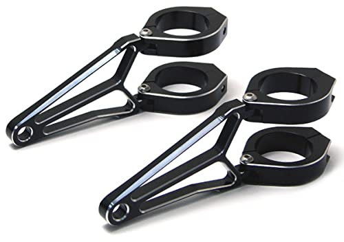 Motorrad Scheinwerfer-Halter 35-36mm Gabel Montiert Razor Stil Aluminium