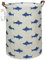 FANKANG Grand panier à linge, bac de rangement pour jouets, chambre d'enfant, domicile, en toile, pliable, revêtement en polyéthylène étanche, pour enfants, filles, garçons (requin)