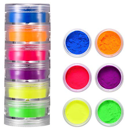 Yushu 6/24 Farben, kosmetische Qualität, Perlglanz-Mica-Pulver, Epoxidharz, Farbstoff, Perlenpigment, natürliches Glimmer-Mineralpulver für die Schmuckherstellung