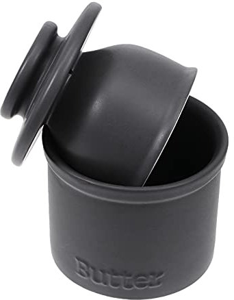 Cabilock Keramik Vorratsdose Für Küche Butter Aufbewahrungsdose Käse Behälter Aus Keramik Lagerung Jar Mit Deckel Praktisch Für Home Küche