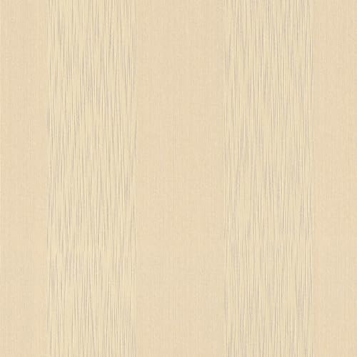 Profhome Carta da parati aspetto tessile 956605-GU carta da parati tessile giallo 0,53 m x 10,05 m / 5,33 m2