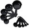 10 Piece Measuring Spoon Sets and Cups Set Colored Kitchen Measure Tools Plastic Measuring Cups and Measuring Spoons Set Color Measuring Cups Spoons for Baking&Kitchen