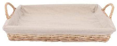 Bandeja Planchar Mimbre Rectangular 70x50 cm Resistente Almacenamiento Hogar