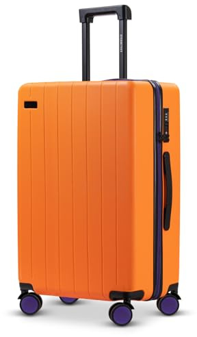 ETERNITIVE - Koffer Reisekoffer Hartschale aus ABS |Reisetrolley Leicht mit 4 Zwillingsrollen 360° | Gepäck mit TSA-Schloss