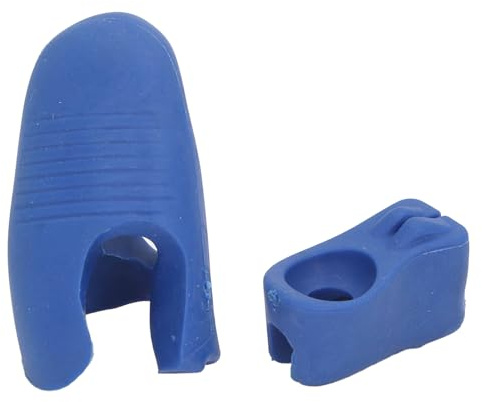 2 pezzi Violin Bow Grip Corrector, morbido Viola silicone Viola Viola Hold Assistenza Insegnamento Assistenza all'insegnamento Accessorio per apprendere i violini (Blu)