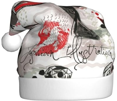 VCzsdff Kosmetik-Parfüm, Kunstdruck, Unisex, Erwachsene, jährliche Zeremonie, 1 Stück, Weihnachts-Stirnbänder, Dekoration, Weihnachtsbaum, Schneemann, Weihnachtsmannmütze