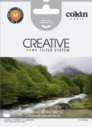 Cokin P120 Grad Grey G1 (ND1.7) Square Filter, multi