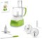 Genius Feelvita Food Processor inkl. Julienne Scheibe Slow-Juicer (Set 10tlg.) - Entsafter/Saftpresse für Obst und Gemüse 100% Vitamine & Mineralien