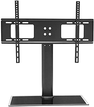 Soporte universal para TV de mesa para televisores de 37 y 55 pulgadas, soporte de montaje central resistente, soporta hasta 60 kg, 600 x 400, compatible con VESA, color negro