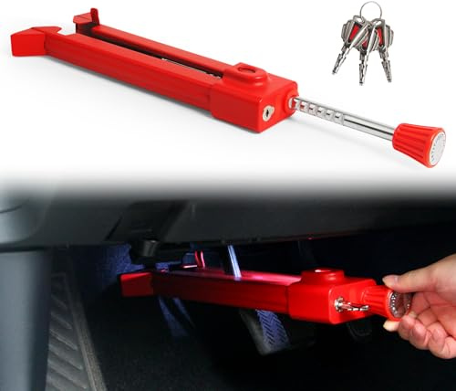 W15 Blocco Pedale Freno con LED - Rosso