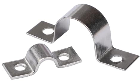 Abrazadera For Tubo De Caballo Con Forma De U Engrosada De Acero Inoxidable 304, Abrazadera For Tubo De Agua, Abrazadera For Tubo De Sujeción Y Tuberías(Applicable pipe diameter is 20mm)