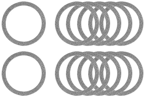 PATIKIL Universell magnetisk adapterring glänsande 12 st ultratunn självhäftande ring nickellegering järn för telefonskal hållare bil trådlös laddning kit svart