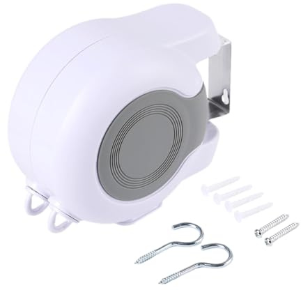 Tendedero retráctil para Interiores, 42 pies, Resistente al Viento, Suministros para el hogar, tendedero de Ropa, para secar la Ropa, Viajes, Pared, Crucero, Ducha, Paraguas, balcón, sótano