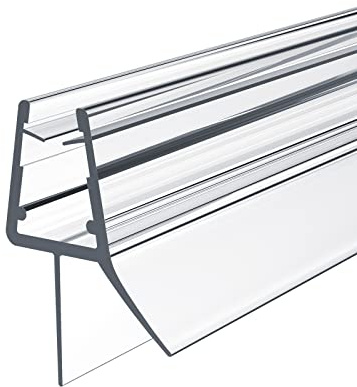 Heilmetz Duschdichtung, 100cm Ersatzdichtung Duschtür für Duschtür Glasstärken von 4-6mm, Wasserabweiser Duschtür Dichtung oder Duschkabinen-Dichtung für Duschkabine & Glastüren