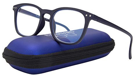 EYEGUARD Gafas de bloqueo de luz azul para niños, lentes de computadora para juegos para niños y niñas de 5 a 9 años antideslumbrantes, tensión ocular y filtro de rayos UV (azul)
