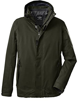 Killtec Kow 167 Mn JCK 3-i-1 funktionell jacka/utomhusjacka med avtagbar huva och enkel fleecejacka