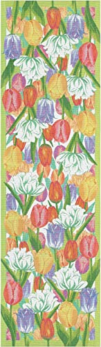 Ekelund - Tischläufer Vårtulpaner 35x120 cm 100% Baumwolle