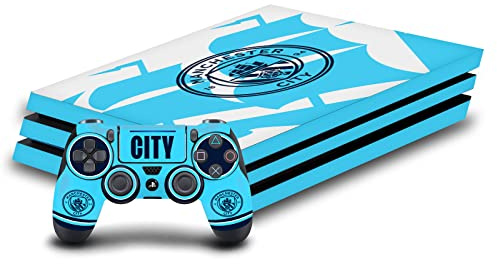 Head Case Designs Officially Licensed Manchester City Man City FC Badge Ship Logo Art Vinyl Sticker Gaming Skin Decal Compatible With Sony PlayStation 4 PS4 Pro Console and DualShock 4 Controller