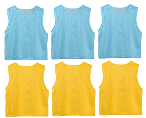 VANZACK Jungen Und Mädchen Mesh Tank Pcs Fußball Trainingsweste Für Team Praxis Komfortable