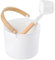 Nybhyjka 7 L Sauna Bucket And Ladle Set Luxurious Finnish Sauna Aluminum Bucket Matching Spa Bath Barrel Room Shower Accessories For Sauna SPA