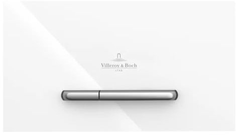 Villeroy & Boch VB WC-Betätigungsplatte ViConnect 9221 253x145x20mm Glass, Glossy White