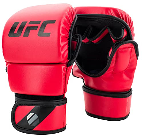 UFC MMA 8oz Sparring Gloves, Color- Red, Size- L/XL