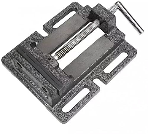 Morsa da Banco per trapano a colonna resistente metallo lavori di precisione (3 pollici)