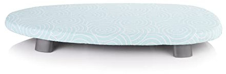 Minky PearlActiv Thermalite Space Saver Table Top Ironing Board, Lightweight & Compact, Flat-Folding, Steam Iron Table, Turquoise, 70 x 34 cm