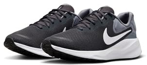 NIKE Revolution 7, Sneaker Hombre, Anthracite White Cool Grey Black, 47 EU
