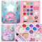Kit de Maquillaje Niñas, 18 Colores Set de Maquillaje para Niña con Espejo, Juego de Maquillaje Infantil Lavable, Set de Maquillaje Seguro y No Tóxico para Cumpleaños Fiesta