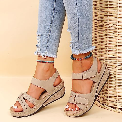 Sandales Femme,Sandales Femme été Confortable,Sandales Femme Confortable Orthopédique,Sandales de Marche Confortable,Sandales de Marche Femme Confortable,Sandales Femme été Confortable Bout Ouvert