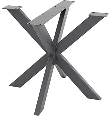 DIY Spider Tischgestell – Tischfüße Möbelfüße, Tischläufer Aus Robustem Stahl, Tischbeine Aus Metall, Couchtisch, Industriedesign, Einfache Montage, Schwarz (Size : 58 x 43 x 98 cm)
