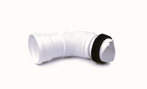 MD Technic Clapet anti-retour pour WC avec coude de raccordement flexible DN 110