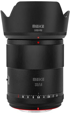 Meike 33 mm F1.4 Auto Focus Moteur Pas à Pas STM APS-C Objectif Portrait Compatible avec Les appareils Photo Fujifilm X Mount X-T1 X-T2 X-T3 X-T4 X-T5 X-T10 X-T20 X-T30 X-T100