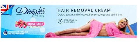 Dimples Hair Removal Cream – 120ml Rose