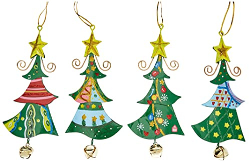 small foot Weihnachtsbaumanhänger Tannenbaum, Weihnachtsdekoration, 4er Set, 5147