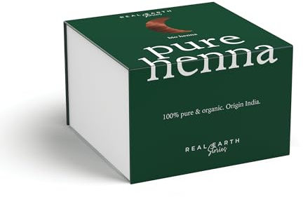 Henna BIO Real Earth Stories 250g (5 x 50g) - Barros naturales para el pelo - Tintes naturales para el cabello - Henna pura para el Cabello (Henna)