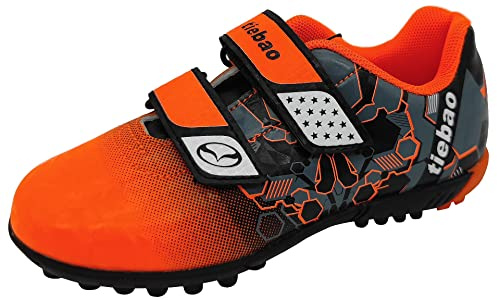 tiebaoGanar Fussballschuhe Jungen Mädchen Firm Ground Outdoor Sportschuhe Fußball Cleatschuhe Turfschuhe Gr.25-37