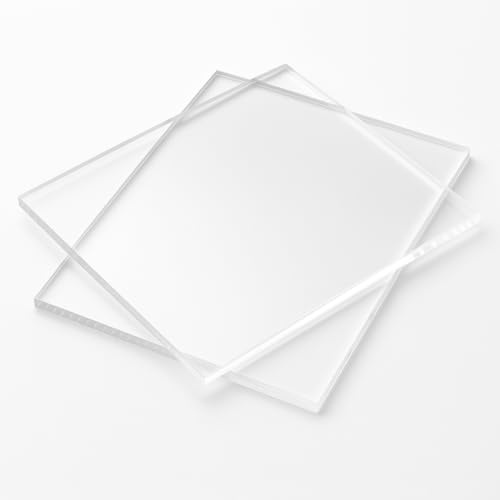 S-Polytec Acrylglas-Platte Zuschnitte | Platte | VIELE Verschiedene Formate UND STÄRKEN | 2-10mm | TRANSPARENT u. Opal | TOP QUALITÄT (100 x 20cm, 3mm UV-Schutz)