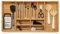 Orga-Box 3 BAMBUS Besteckeinsatz für 90er Schublade (473 x 797 mm) mit 10 Fächer Holz-Besteckeinlage für Nobilia Küchen ab August 2012