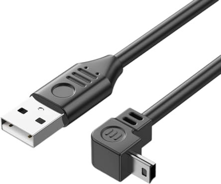 Mini cavo USB di ricarica rapida USB 2.0 a mini cavo dati USB per lettore MP3 MP4 auto record di guida disco rigido mobile testa diritta filo di alimentazione